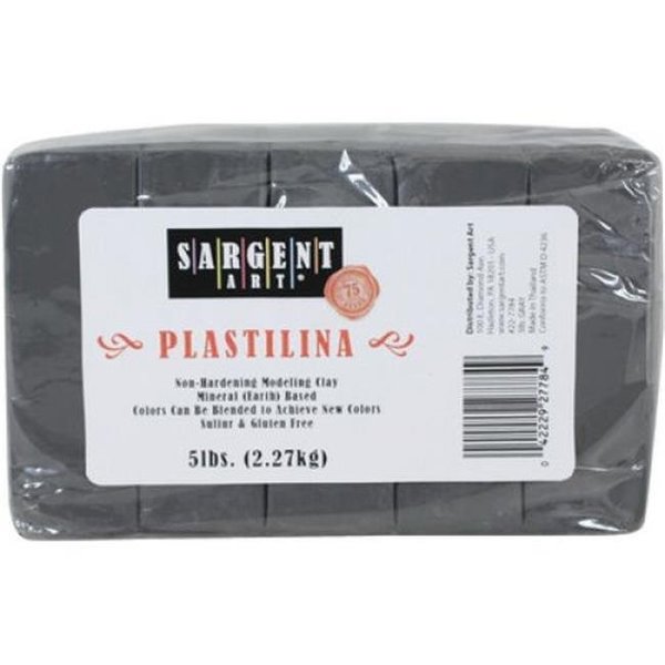 Sargent Art Sargent Art SAR227784 5 lbs Sargent Art Plastilina; Gray SAR227784